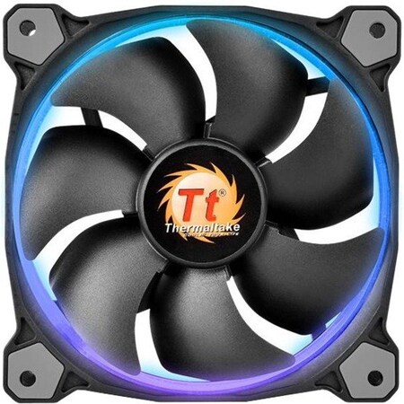Thermaltake Thermaltake Riing 12 Rgb Led 120Mm Adjustable Color Case Radiator Fan CL-F042-PL12SW-A